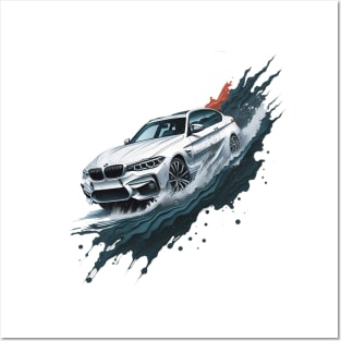 BMW In The Sky Posters and Art